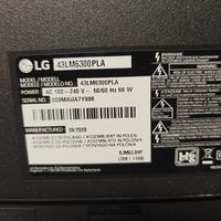 LG 43" TV Smart TV Full HD – come nuova