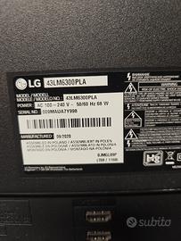 LG 43" TV Smart TV Full HD – come nuova