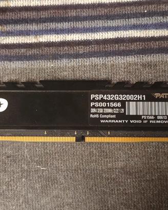 RAM Patriot 32 GB 3200 MHz 