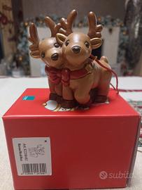 Set Renne+slitta con Babbo Natale 2015 