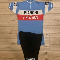 Maglia Bianchi Faema con pantaloncini