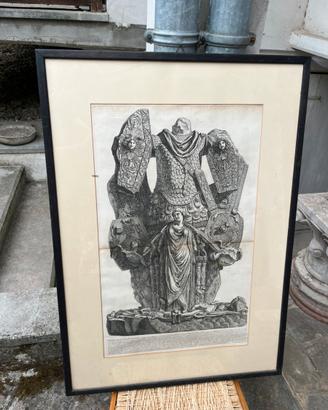 incisione trofeo di ottaviano augusto Piranesi