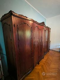 Armadio Barocco Veneziano 5 ante anni 70