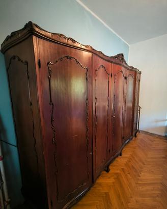 Armadio Barocco Veneziano 5 ante anni 70