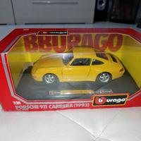 Porsche 911 Carrera 1993 Burago Bburago Vintage 