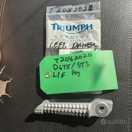Pedalina Sx guidatore Triumph Speed Triple 675 T20