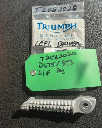 Pedalina Sx guidatore Triumph Speed Triple 675 T20