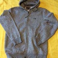 Maglia grigia in pile uomo Armani Jeans originale