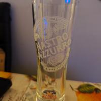 6 bicchieri da birra Nastro Azzurro