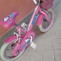 bicicletta bambina Hello Kitty ruote 12" 2-4 anni