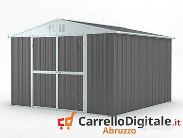 Box struttura lamiera Acciaio 327x307 grigio scuro