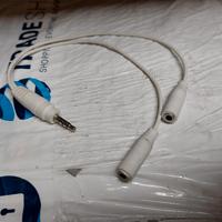 Split jack per telefono con microfono e cuffie 