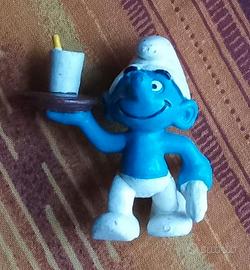 Puffo cameriere de "I Puffi" originale anni '80