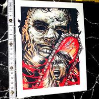 The Texas Chainsaw Massacre Horror Foto A5 Poster 