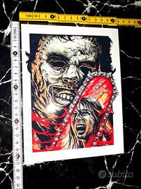 The Texas Chainsaw Massacre Horror Foto A5 Poster 