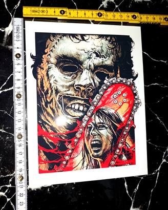 The Texas Chainsaw Massacre Horror Foto A5 Poster 