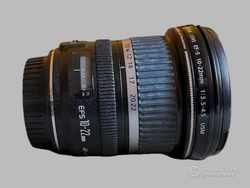 obiettivo canon 10 22