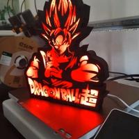 Lampada LED Dragon Ball Goku Anime Gaming
