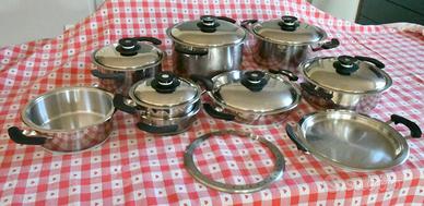 Set di pentole inox