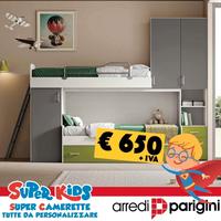 Cameretta a soppalco PROMO - Super 2w0x