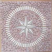 rosone  mosaico marmo 