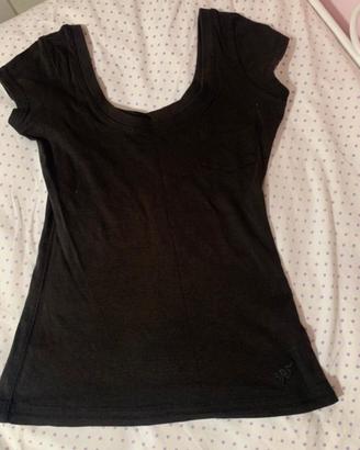 Maglia mezza manica marrone