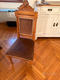Sedia in legno
