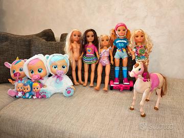 Nancy, Cry Babies, Magic Tears e Cavallo di Barbie