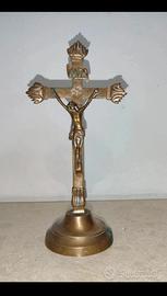 Crocifisso in Bronzo O Ottone, Gesù – Arte Sacra