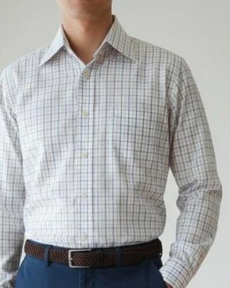 Camicia vintage quadretti, nuova puro cotone