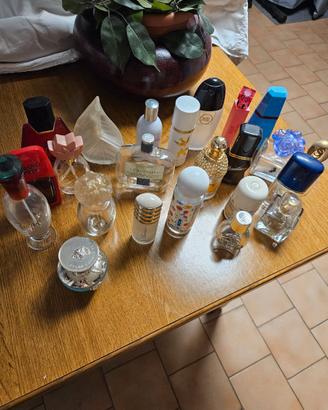 Flaconi vuoti profumo da collezione
