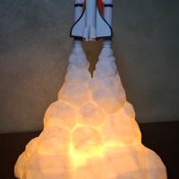 Lampada Led d'arredo - Space Shuttle - Stampata 3D