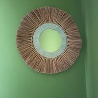 Specchio in bambù naturale