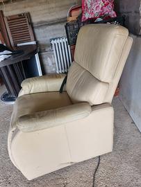 poltrona relax con 2 motori