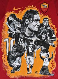 Francesco Totti - A3 stampa artistica