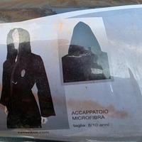 Accappatoio ufficiale Juventus 8/10anni microfibra