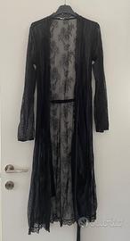 Vestaglia nera in pizzo Yamamay