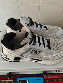 EA7 sneakers crusher bianche 