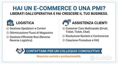 Servizi di logistica e supporto operativo