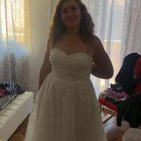 Abito da sposa tg 54