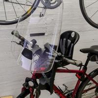 Seggiolino Bici Anteriore e Parabrezza