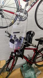 Seggiolino Bici Anteriore e Parabrezza