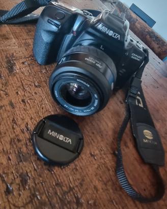 Minolta Dynax 500si + Obiettivo + Accessori Origin