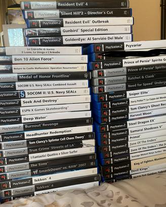 Lotto 42 Titoli PS2 (leggere descrizione)