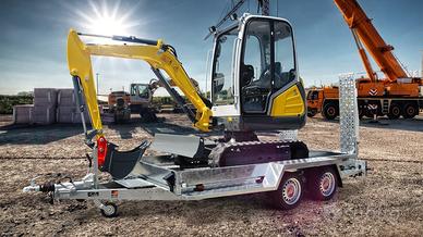 Carrello 3490 kg , x MiniEscavatore Piattaforma Ra