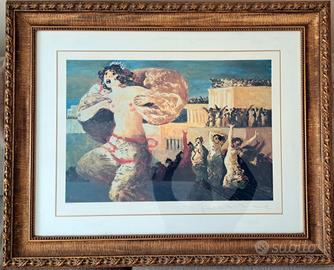 Quadro Salvatore Fiume - Il furore di Amata