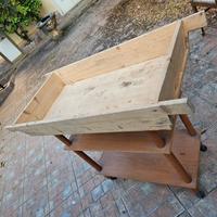 teglia in legno per impastare e lievitare il pane