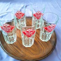 Bicchieri vintage Royal crown Cola.