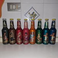 Bottiglie vintage da collezione Abbondio Pin-up