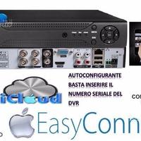 Dvr Ahd Nvr 4 Canali H264 HDMI Total D1 iCloud